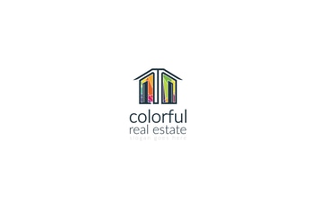 Colorful Real Estate / Property Logo