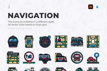 30 Navigation Icons