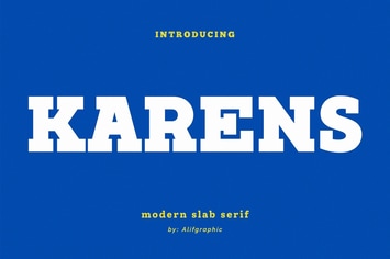 Karens - Slab Serif