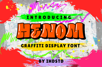 Henom Graffiti Display Font