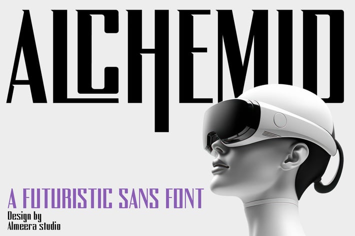 Alchemio - Futuristic Sans Font