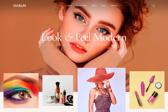 Viasun - Creative Cosmetic Store PSD