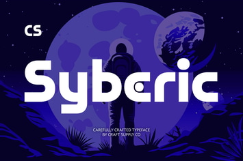 Syberic – Techno Font