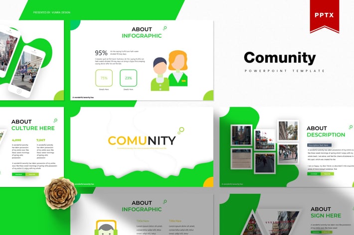 Comunity | Powerpoint Template