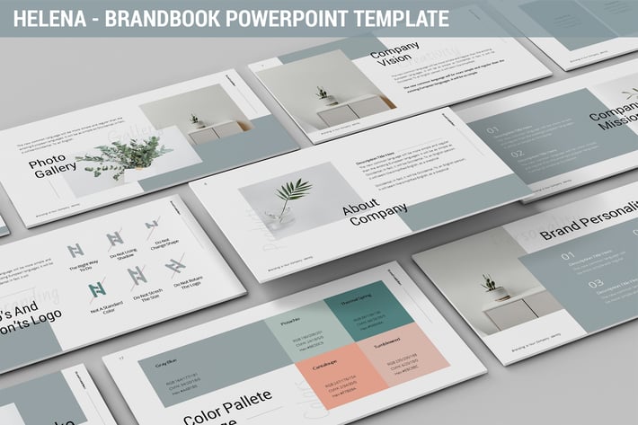 Helena - Brandbook Powerpoint Template