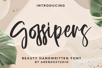 Gossipers - Handwritten Font
