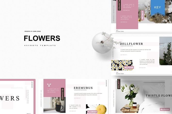 Flowers | Keynote Template