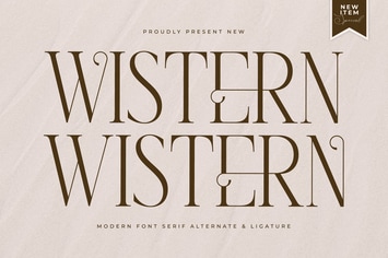 Wistern Modern Serif Font