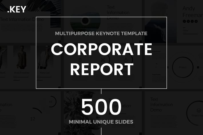 Corporate Report Keynote Template