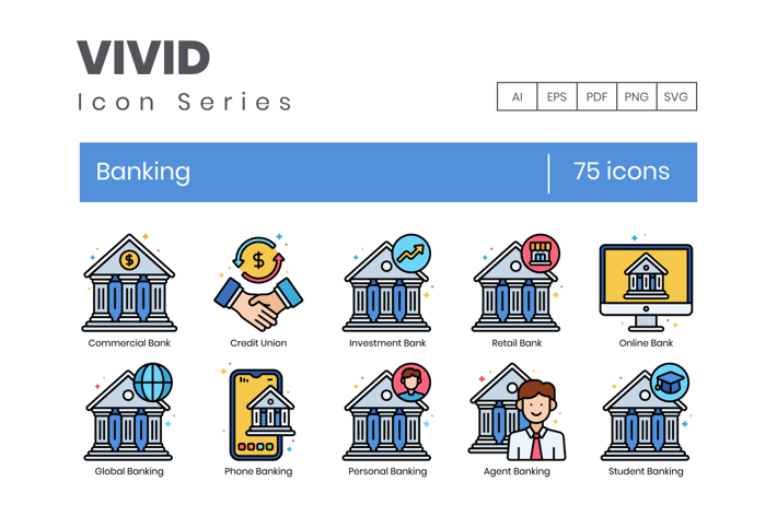 75 Banking Icons