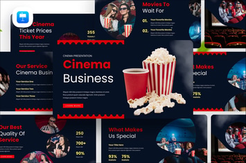 Cinema Business Keynote Presentation Template