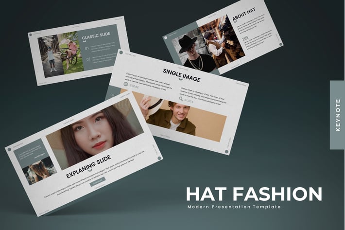 Hat Fashion - Keynote Template