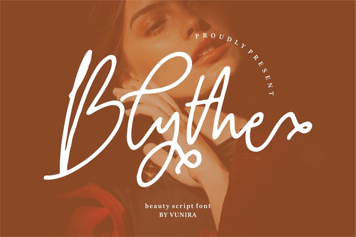 Blythe | Beauty Script Font