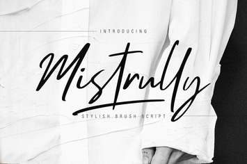 Mistrully Brush Business Font