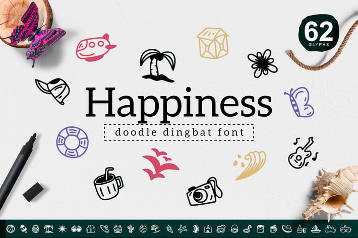 Happiness Dingbat