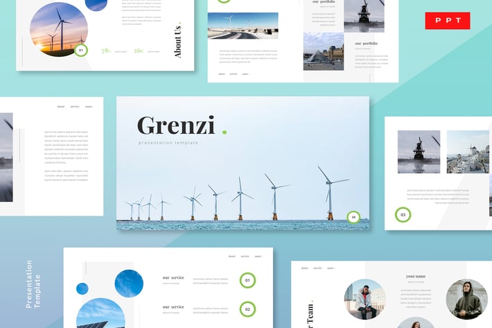 Grenzi - Renewable Energy Powerpoint Template