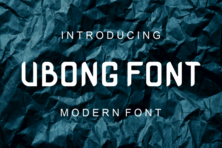 UBONG Font
