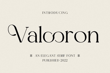 Valooron - Business Font