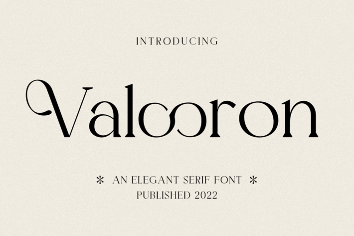 Valooron - Business Font