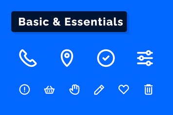 Basic & Essentials Icons Set
