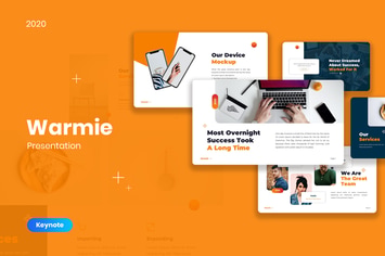 Warmie - Clean Keynote Template