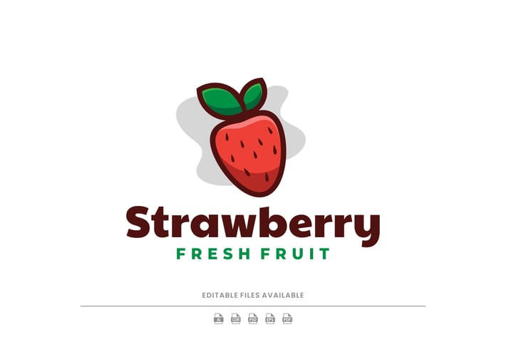 Strawberry Simple Logo