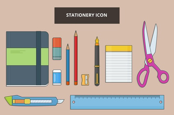 Stationery Outline Icon