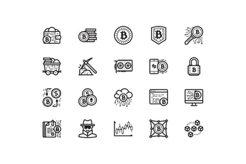 20 Bitcoin icons