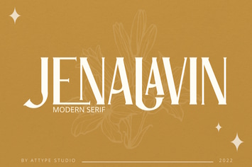Jenalavin - Modern Serif