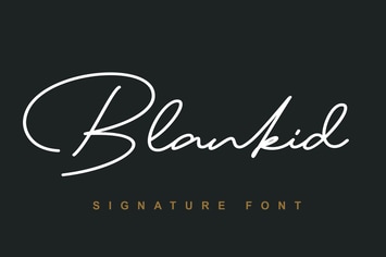Blank id Font