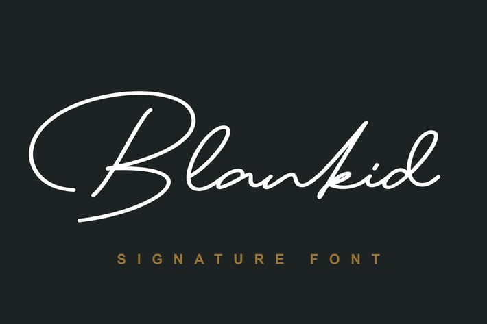 Blank id Font