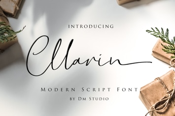 Cllarin - Modern Script Font