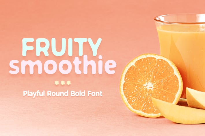 Fruity Smoothie Font