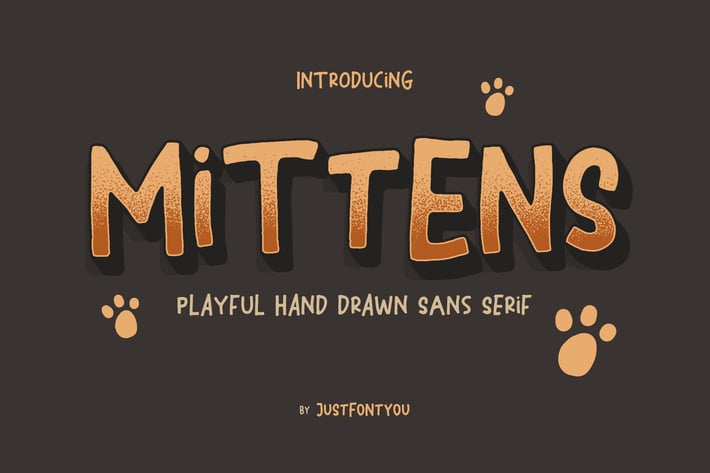 Mittens - Casual Fun Font