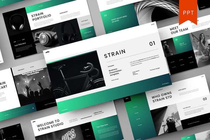Strain – Business PowerPoint Template