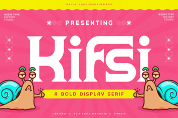 Kifsi - Bold Display Serif