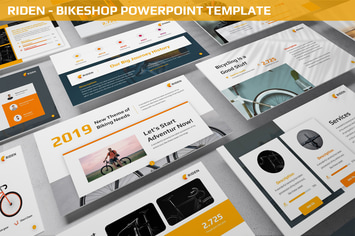 Riden - Bikeshop Powerpoint Template