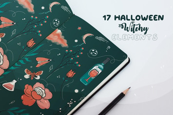 17 Halloween Witchy Elements 