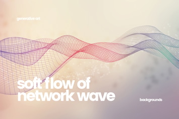 Soft Flow of Network Wave Backgrounds