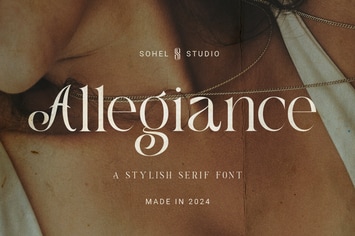 Allegiance - Modern Classic Elegant Serif 