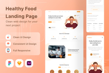 Healthy Food Landing Page