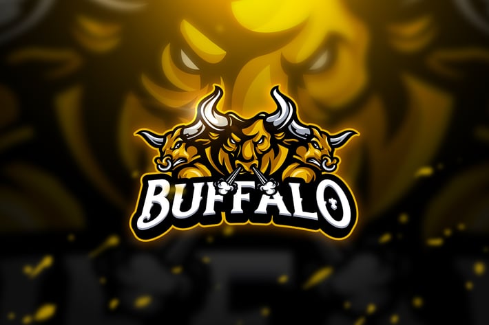 Buffalo - Mascot & Esport Logo