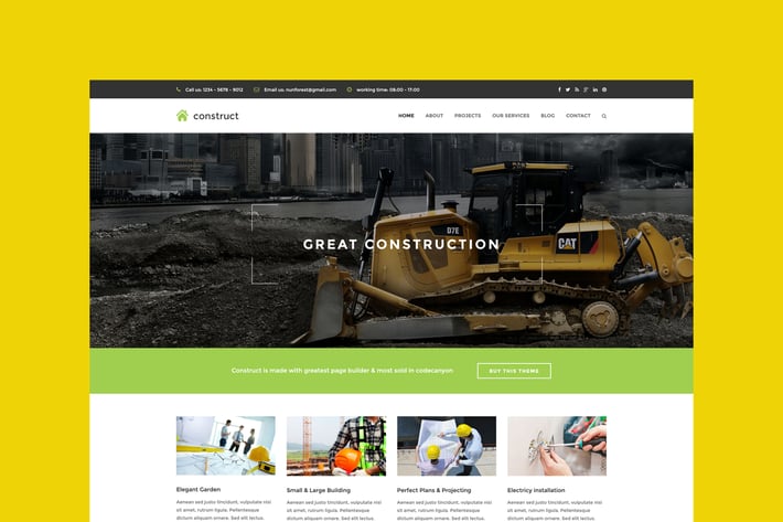 Constructo - HTML Construction & Business Template