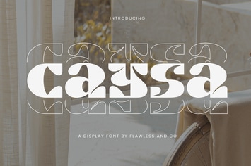 Caysa - Luxury Display Font
