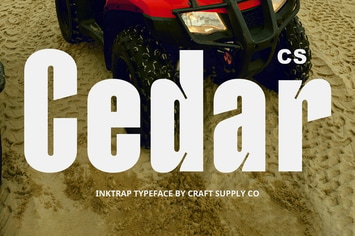 Cedar – Inktrap Font