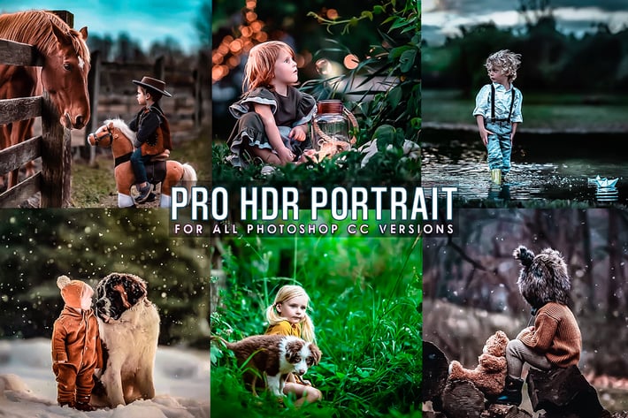 HRD Portrait Photoshop Actions