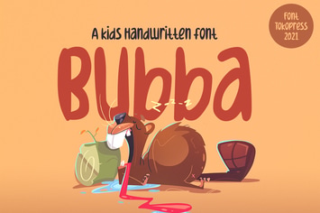 Bubba - Kids font