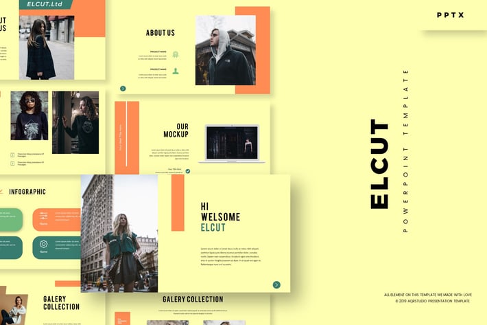 Elcut - Powerpoint Template