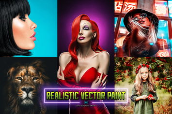 Realistic Vector Painting RVP Action