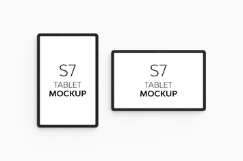 S7 Tablet Mockup